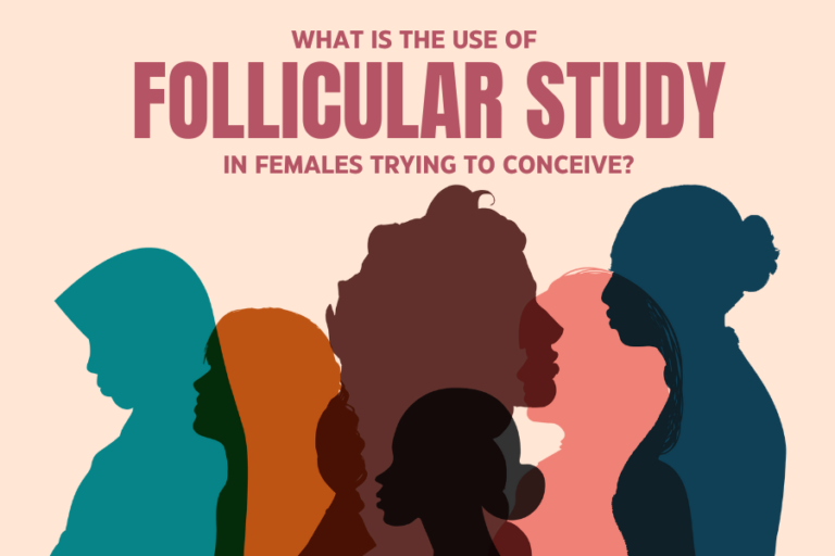 What is the use of follicular study in females trying to conceive?