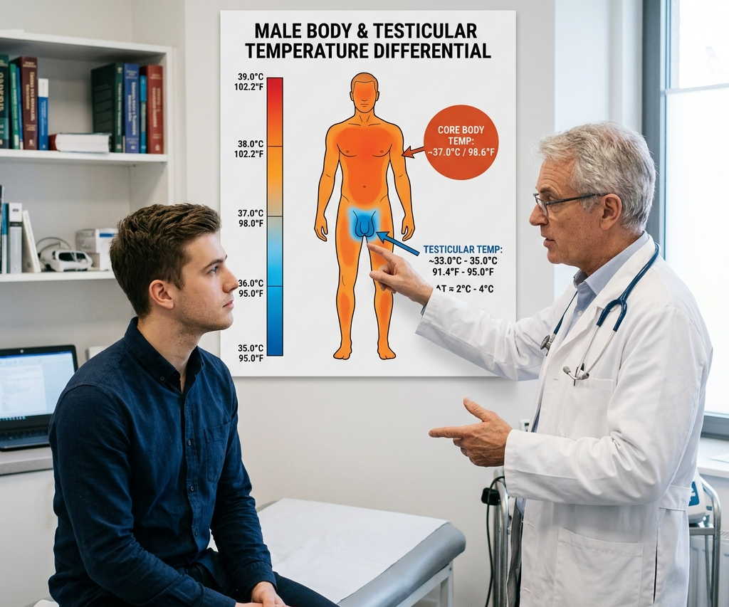 Why are testicles outside the body