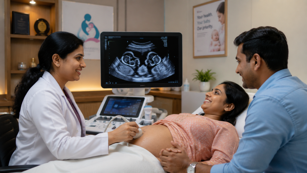 Twin Pregnancy Scan